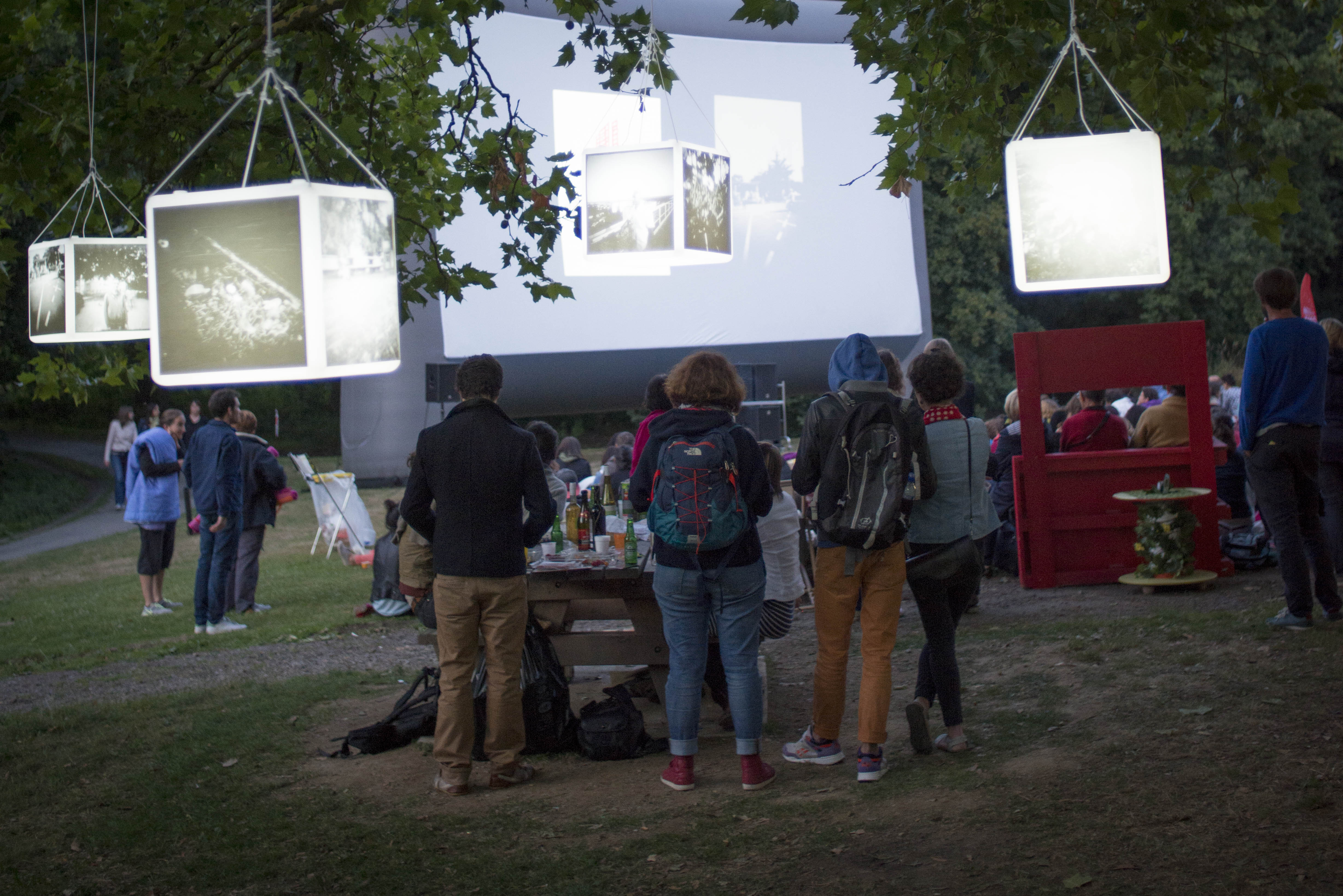 Scénographie Ciné Plein Air